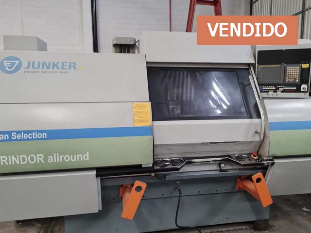 #0898 Rectificadora cilindrica Junker Grindor Allround CNC – video ▶️ – vendido Republica Checa