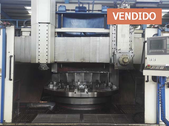 #05215 Torno vertical TOS SKJ20a CNC SINUMERIC 840D – 4 ejes – aňo 2007 – vendido a India